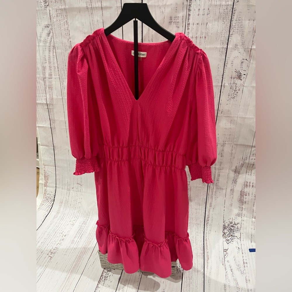 NWOT! Calvin Klein, 14W, never worn. Quiet luxury. Cottagecore. Stretchy waist!